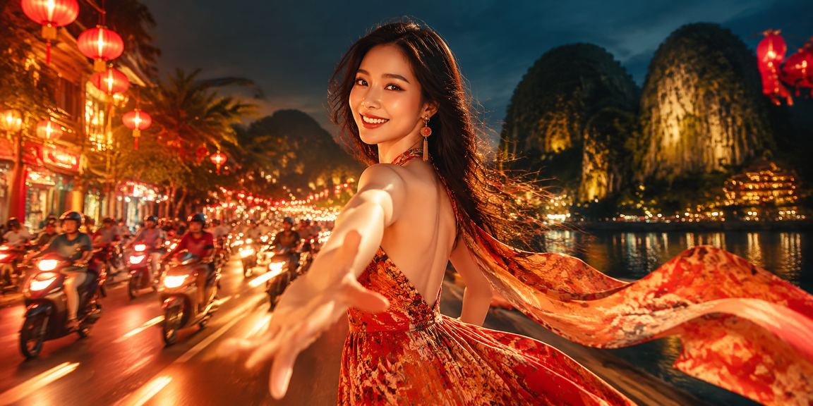 Khung cảnh vui chơi giải trí tại Ninh Bình